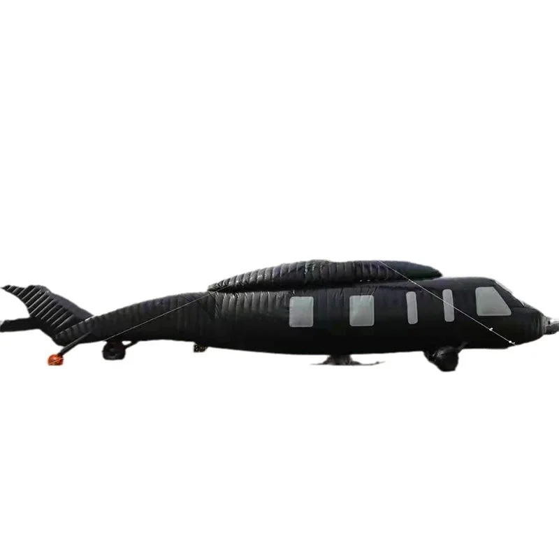 Black Hawk helicopter inflatable false  simulation equipment props tank  aircraft model