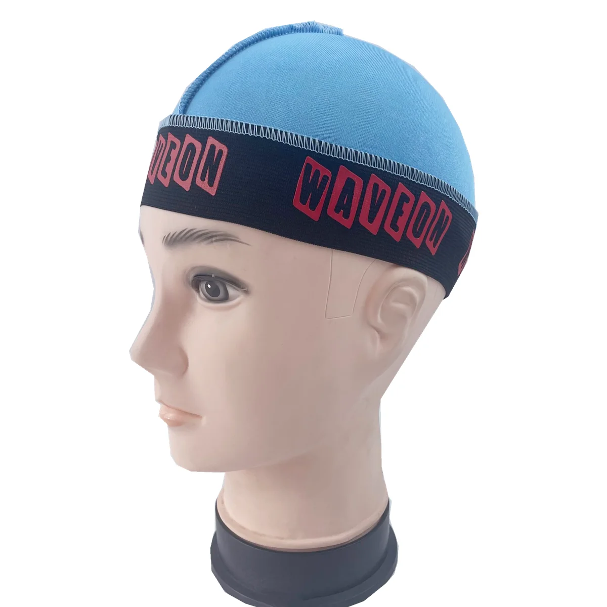 Factory Supply Low Moq Jacquard  Logo Custom Wave Cap Durag For Men