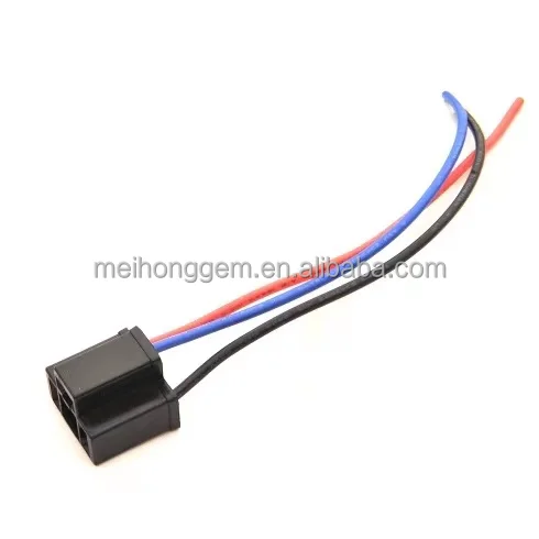 new 9003 Car Truck Female Ceramic Headlight Extension Connector Plug Light Lamp Bulb Wire Socket Adapter 9003