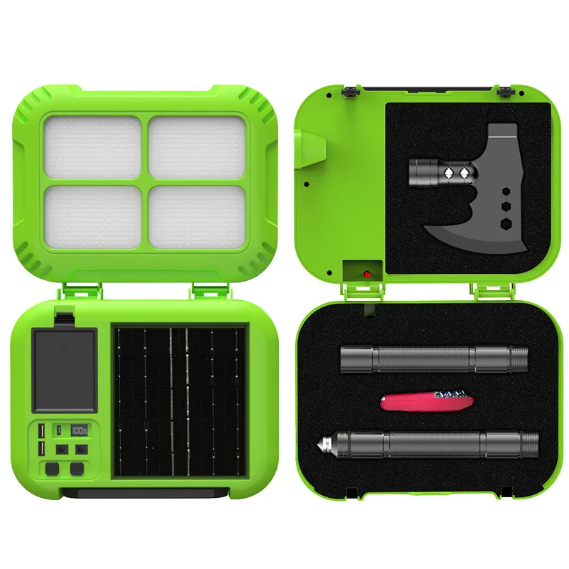 Multi-Functional Outdoor Camping Hammer Axe Light Combination Working Tool for Outdoor Adventures