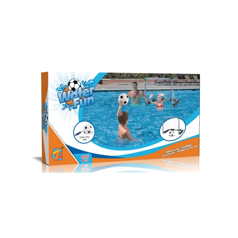 Swimming Pool Floating football door game toy with Bumper and ball ,Gifts for Age 3 4 5 6 7 8 9 10 Years Old Boys Girls