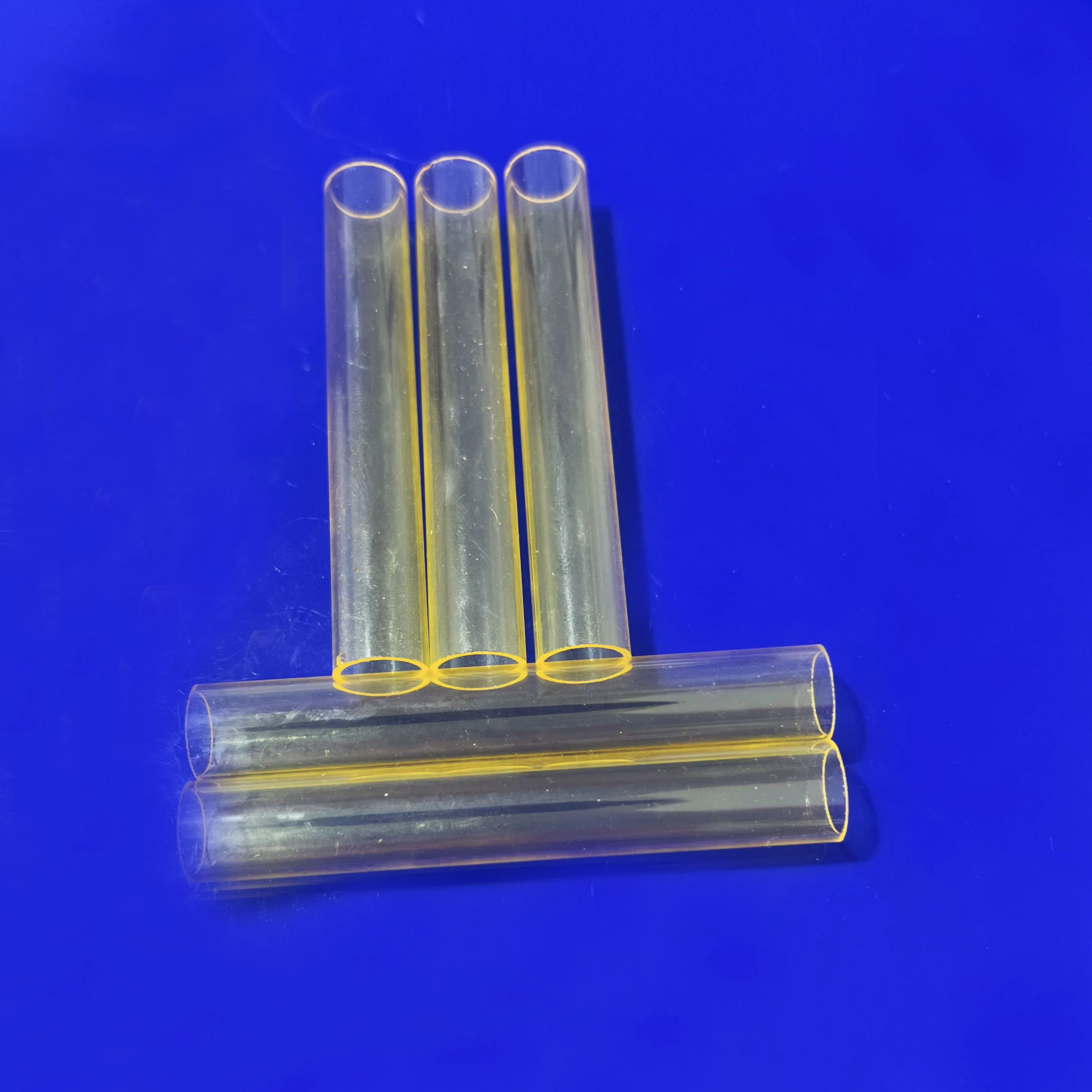 The factory supplies high-quality yellow quartz laser tubes, beauty medical instruments and laser glass tubes