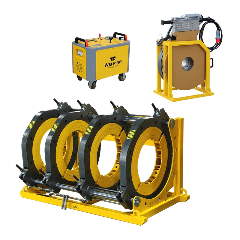 Customized Factory Direct 16-24 inch pe pp pvdf pipe fusion machine for sale for use on drain pipes laying and workshop