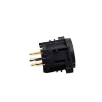  XLR Мужской Женский медный Золотой 3-контактный разъем для монтажа в