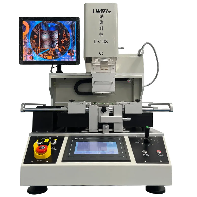 Solder Station 5300W ZM-R7220A Bga Rework Soldering Machine Optical Alignment Hot Air SMD Reballing Welding Machine