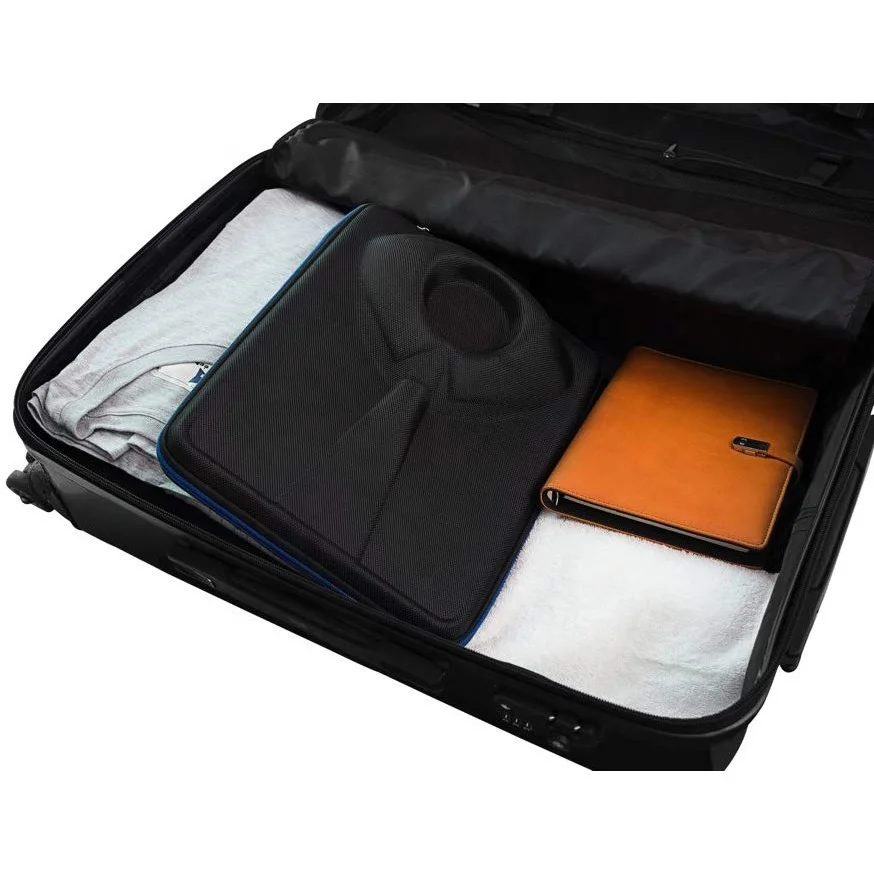 Custom mold shape men travel business zipper hard shell EVA shirt case