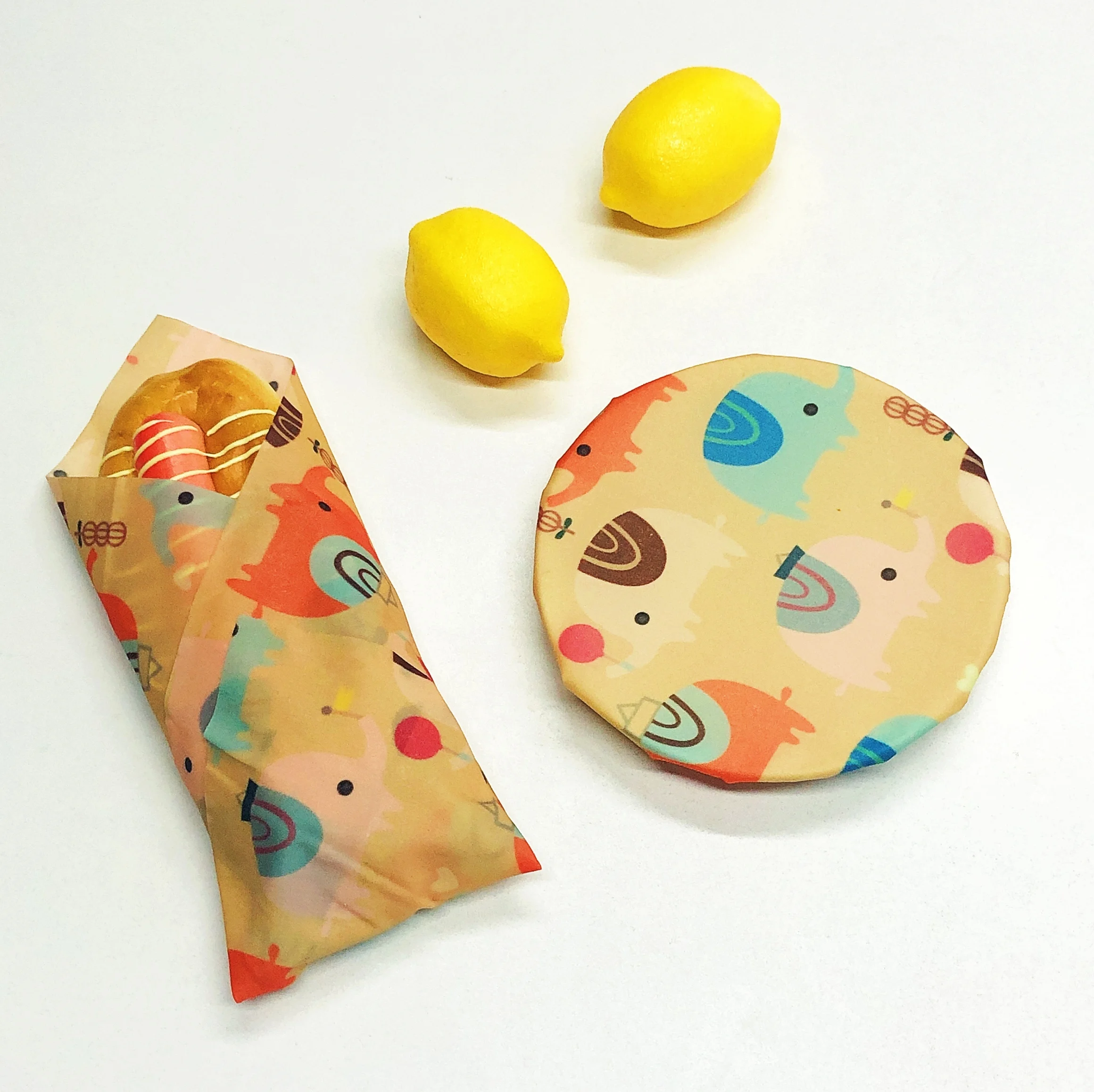  Eco Bee Wax Wrap Food Bowl Cover Fresh Preservation Storage