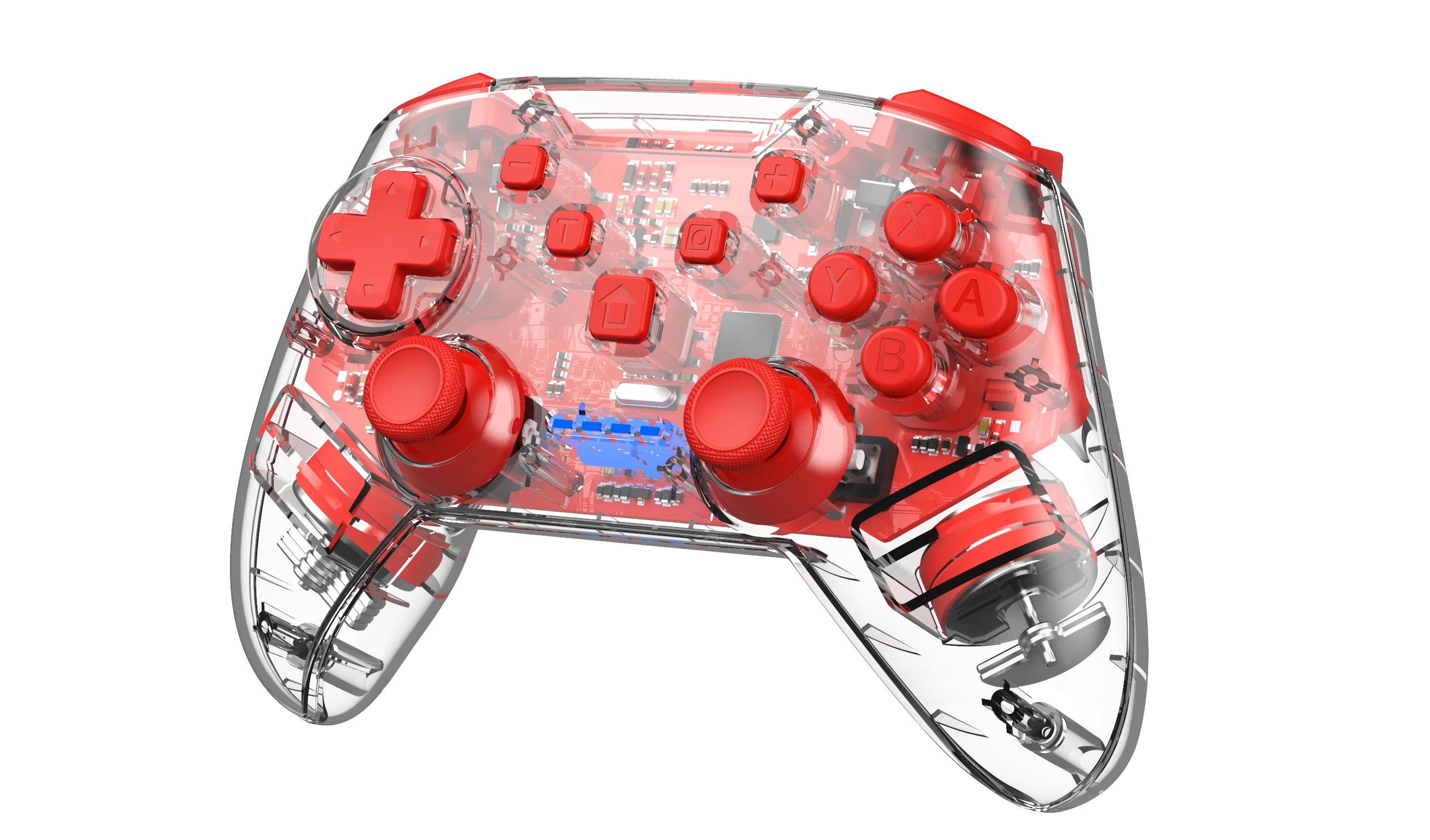 Gamepad 2022 hot-selling dual motor with somatosensory six-axis T burst function vibration adjustment wireless switch controller