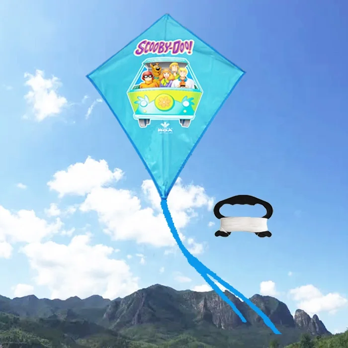 Wholesale chinese custom easy flying promotion  advertising kite with logo from kite factory