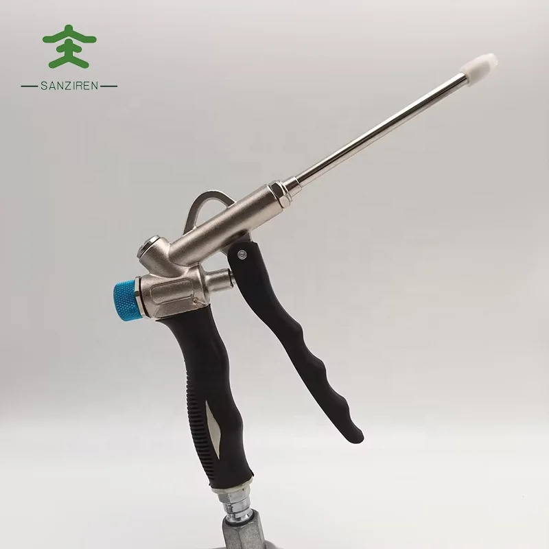 Adjustable Two Ways Air Blow Gun 105mm long nozzle  Atmospheric flow handheld Air Blower Gun