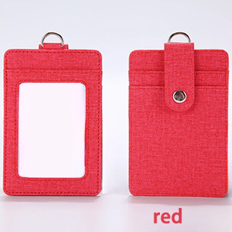 Multifunctional  work permit with lanyard badge holder bus subway meal  ID zipper card holder