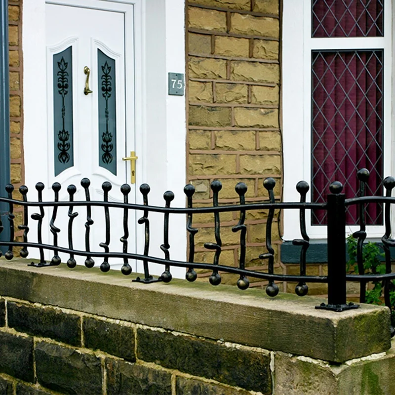 cast iron fence houston acorn finials iron fences garden designs outdoor wrought iron fence