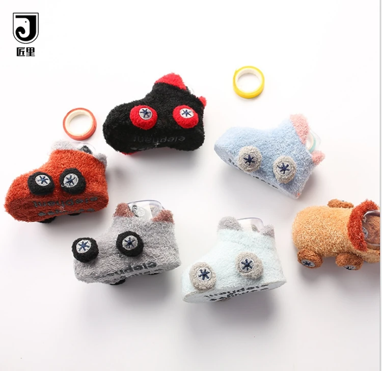 JL-Y005 Winter classic embroidered customized colors soft wool warm toddler baby SOCK shoes