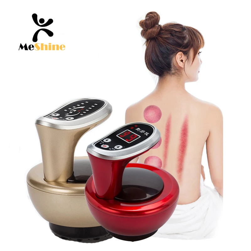 Electric Portable Meridian Guasha Cupping Scraping Massage Machine