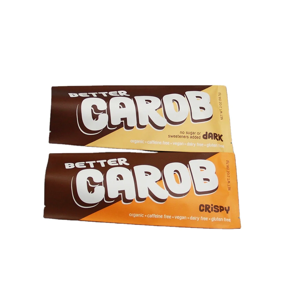 Custom Food Grade Metallic Foil Bags Cadbury Dairy Milk Chocolate Bar Wrappers Edible Packaging