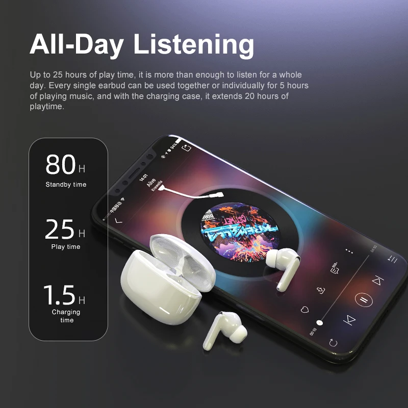 Earbuds 2022 RTS OEM Custom Logo Wireless Earbuds Headphones Earphone Gaming in-ear Earphones TWS Headsets