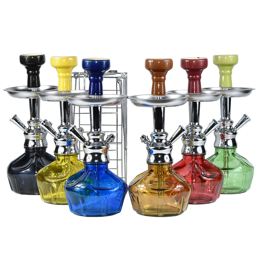 Hot sale factory good quality aluminum Mya hookah shisha nargile chicha with cage in stock hookah