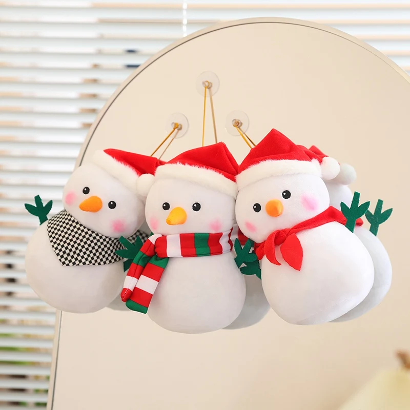 Christmas snowman  Kawaii Stuffed new little soft funny plush toy for kids gifts accessories