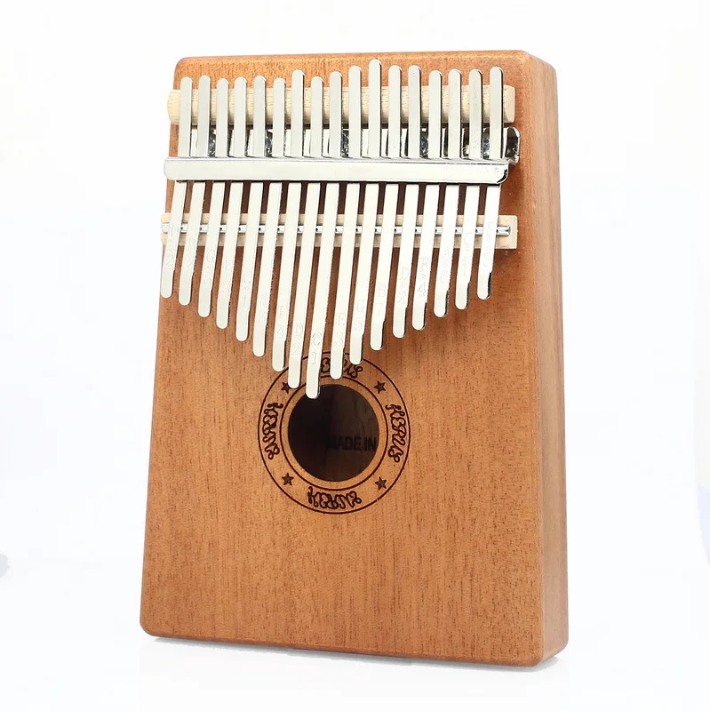  Пианино Kalimba с 17 клавишами Mbira из красного дерева и руды металлические зубья портативный музыкальный инструмент подарки для детей