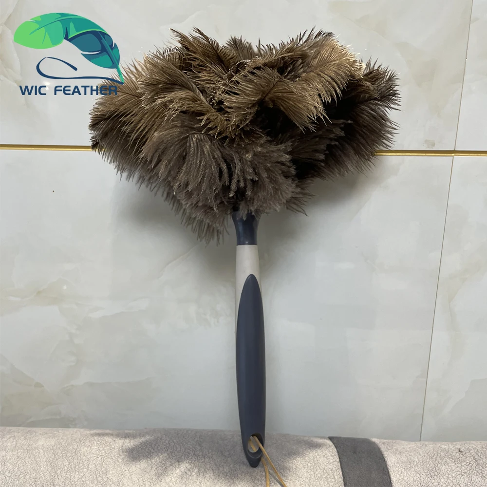 Wholesale Cheap 16 inch Feather Duster Cleaning with Plastic Handle Ostrich Feather Duster