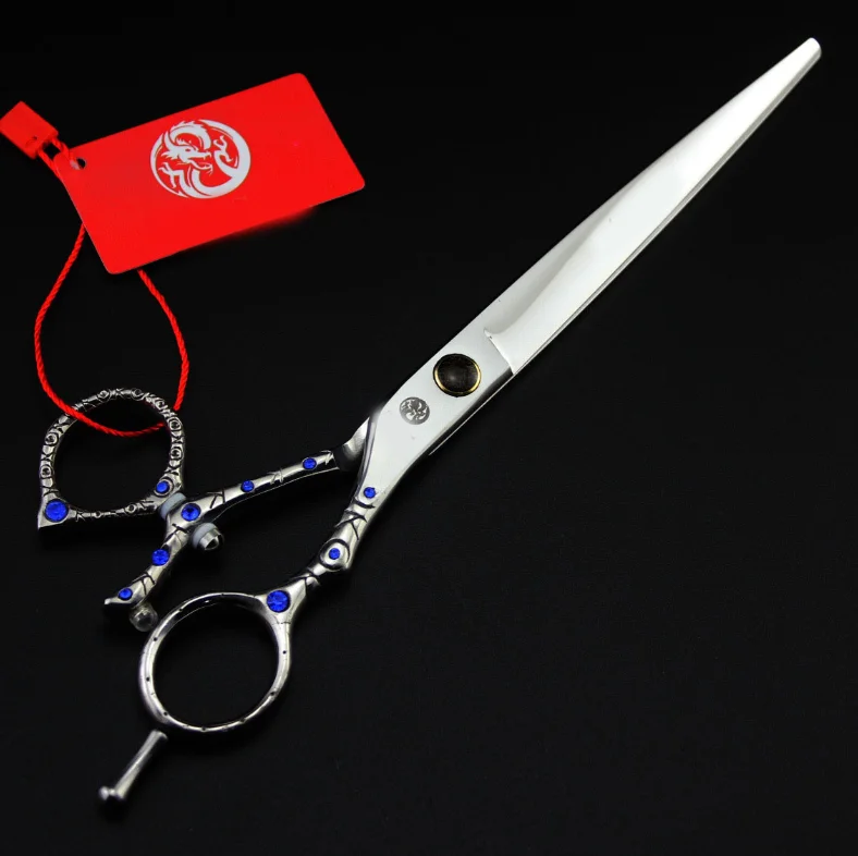 8,0 дюймов zb пурпурный дракон высокого качества хвост дверная ручка инкрустированные кирпич для домашних животных для срижки животных цвет для срижки животных ручка Бесплатная пакет