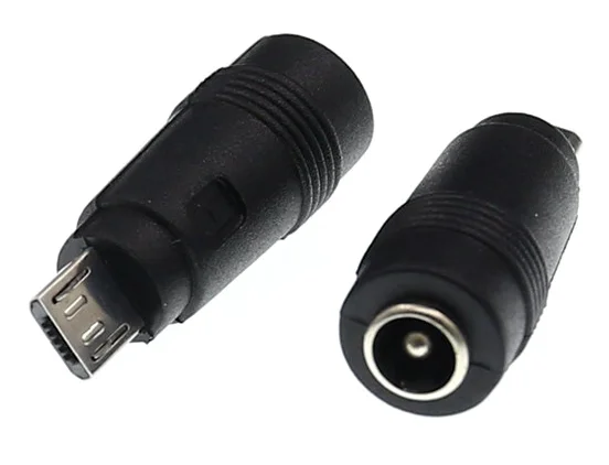 DC 5.5*2.1mm female Jack to micro 5 pins adapter connector