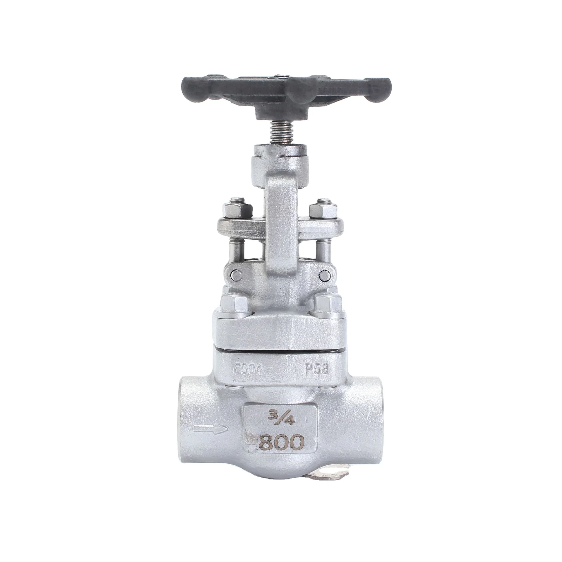 ANSI API 800LB 3/4 inch high pressure stainless steel F304 globe valve