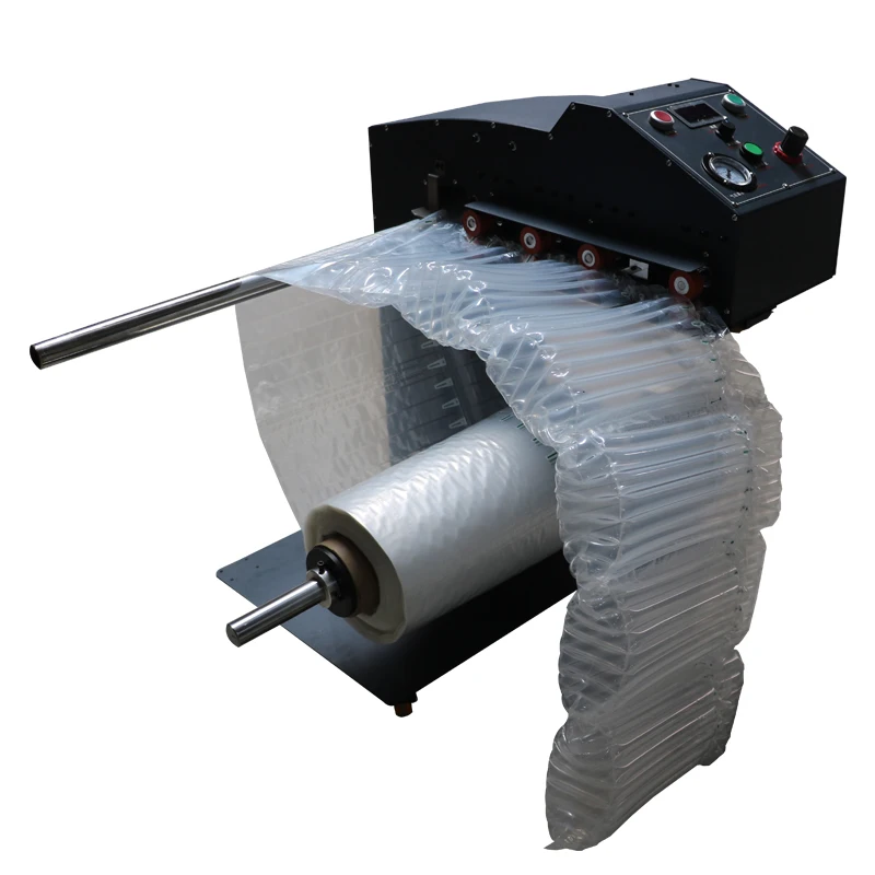 q020 transport protection air column cushion film machine