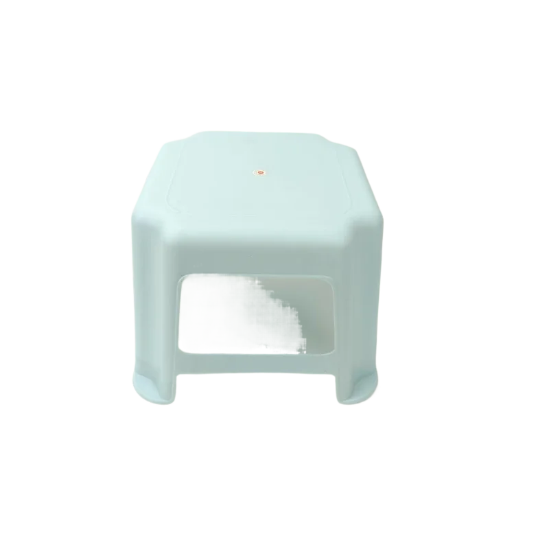 Lightweight Portable Plastic Step Stool Colorful Plastic Chair Stackable Chair Square Plastic Ottoman