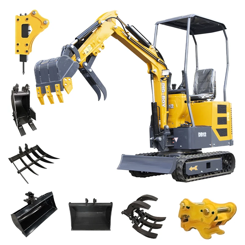 D722 3-цилиндровый дизельный двигатель kubota CE EPA 8-часовой непрерывной работы 1 тонный мини-экскаватор цена поставщика