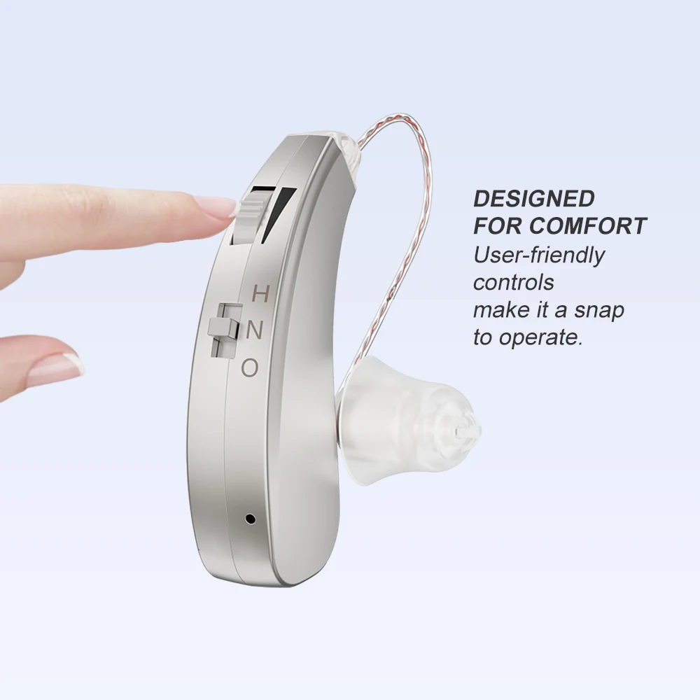 ST01 Analogue Pocket Hearing Aids Rechargeable BTE RIC Healthcare Supply Medical Sound Amplifier Cheap Price