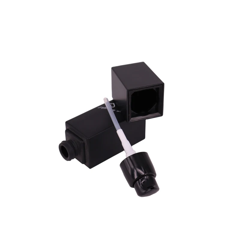 Wholesale Luxury Square Liquid Glass Bottles Transparent Cosmetic Glass Bottle With Press Pump