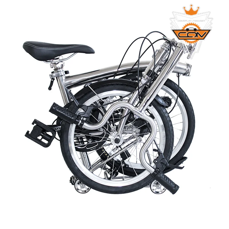 16' Titanium Folding Bicycle Rim with V Brake System Titanium Fork Material