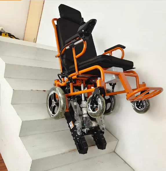 Medical Equipment Lightweight Electric Stair Climbing Wheel Chair Wheelchair Stair Climbing Chair For Elderly And Disabled