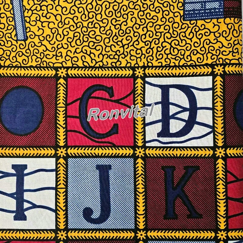 Wholesale popular ABC wax african printed fabric