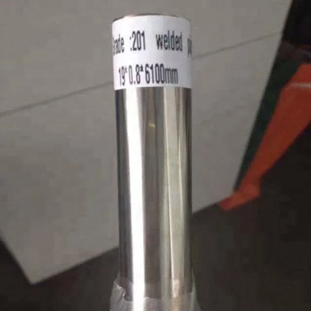 JIS SUS 201 Welded Stainless Steel Tubes for decorative