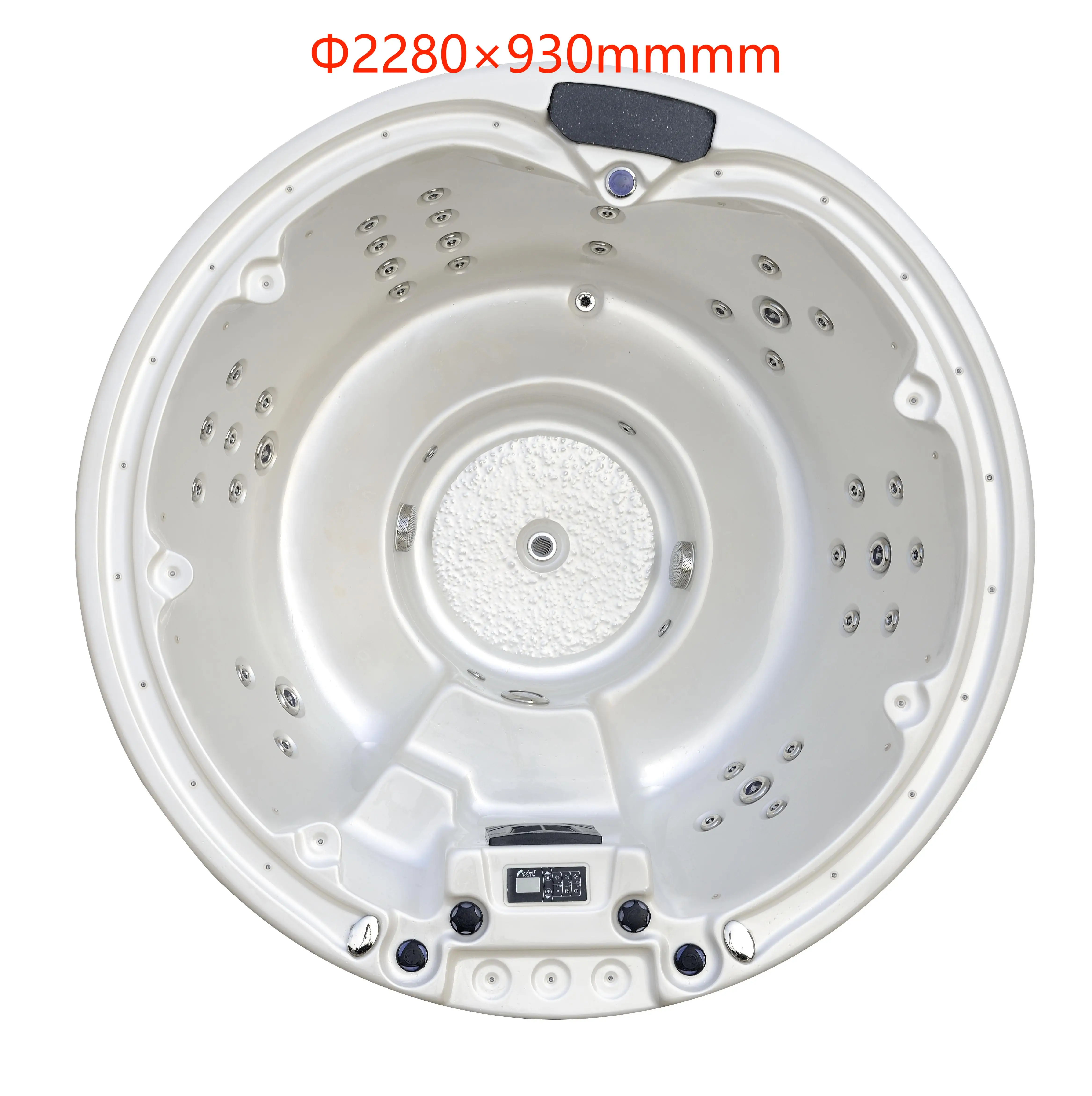 Hot Sale Luxury Round Acrylic Hot Tub Outdoor Spa Tubs Pool Whirlpool Massage Bathtub Relax Swim Spa Pool