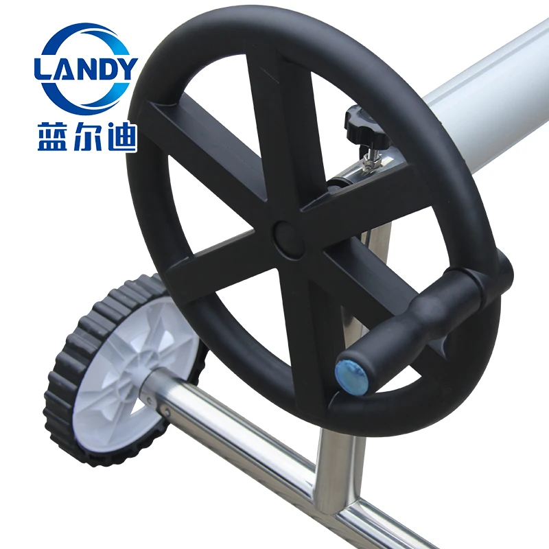 Алюминиевая катушка для бассейна, ручной роликовый образец