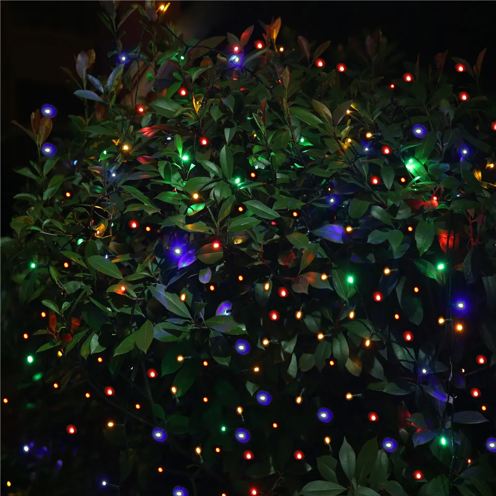 Уличные/Комнатные огни для рождественской елки, водонепроницаемые украшения