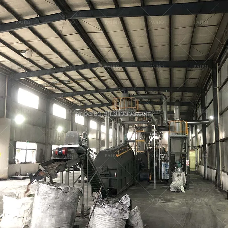 2023 Hot Sale Waste Lithium Battery Metal Recovery Positive And Negative Plates Crushing Sorting And Recycling Machine