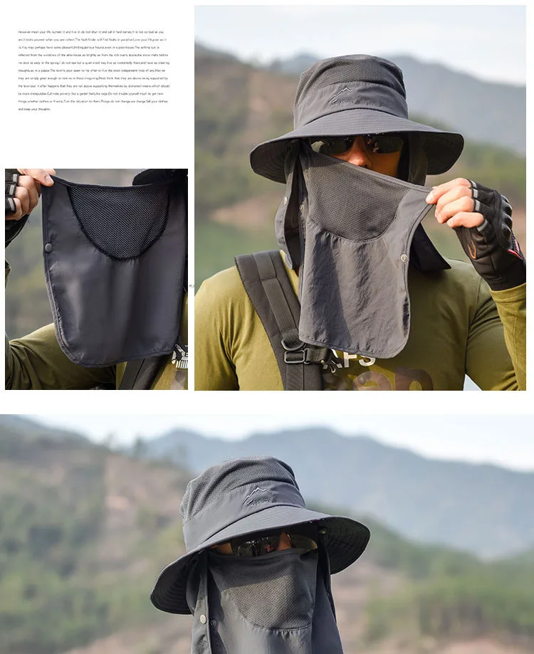 summer outdoor quick-drying sunscreen hat breathable sun hat