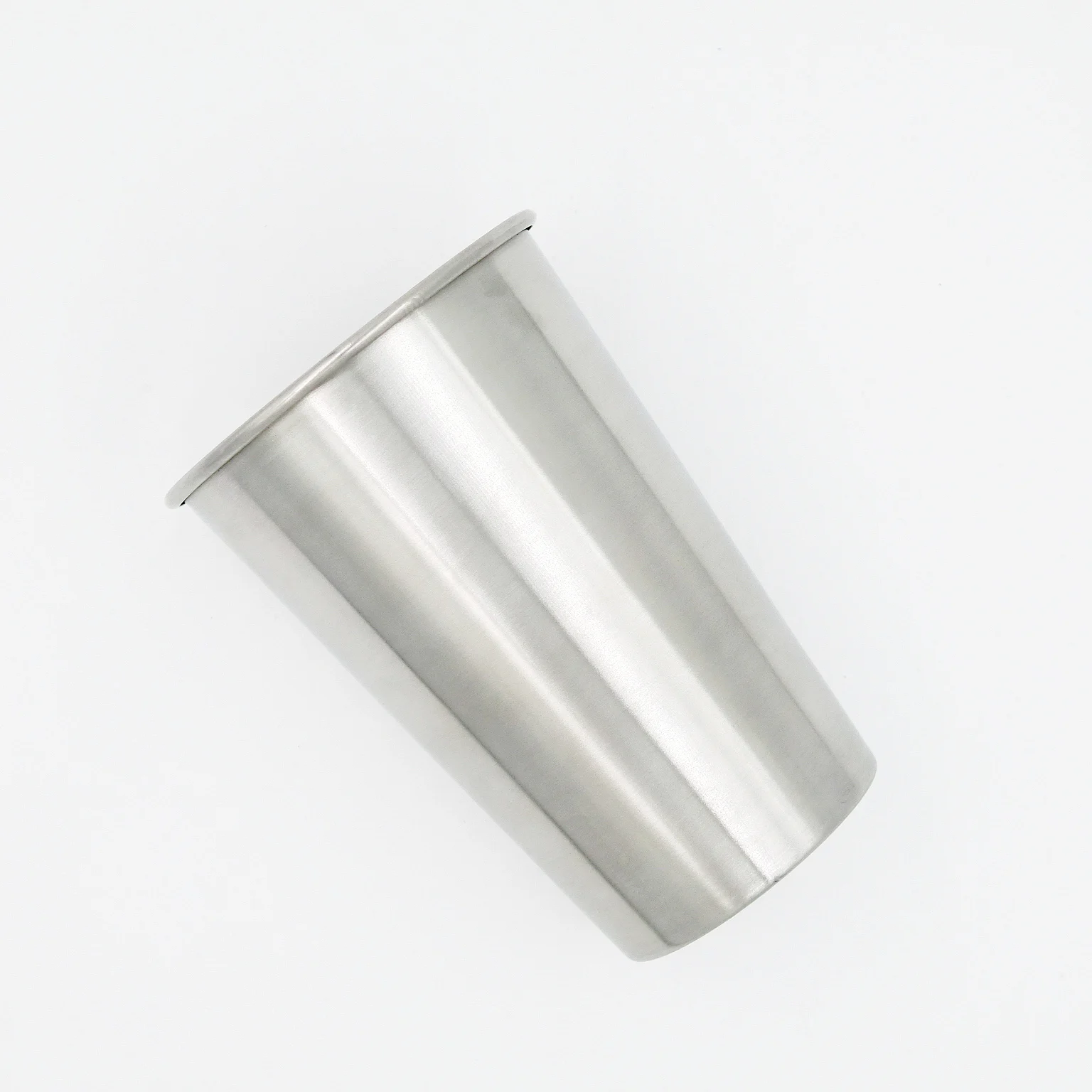 High Quality outdoor custom solid color stainless steel 201 wine glass without lid wine glass