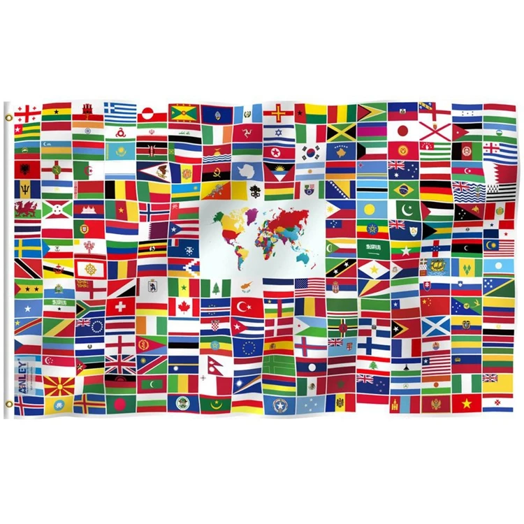 High Quality Wholesale Custom Printed Promotional Various National Flags All Countries,flags country,country flags sale
