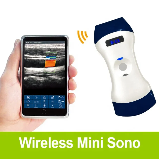 High Quality Double Head Ultrasound Convex and Linear Probe for Sale / Handheld Ultrasound Scanner Price