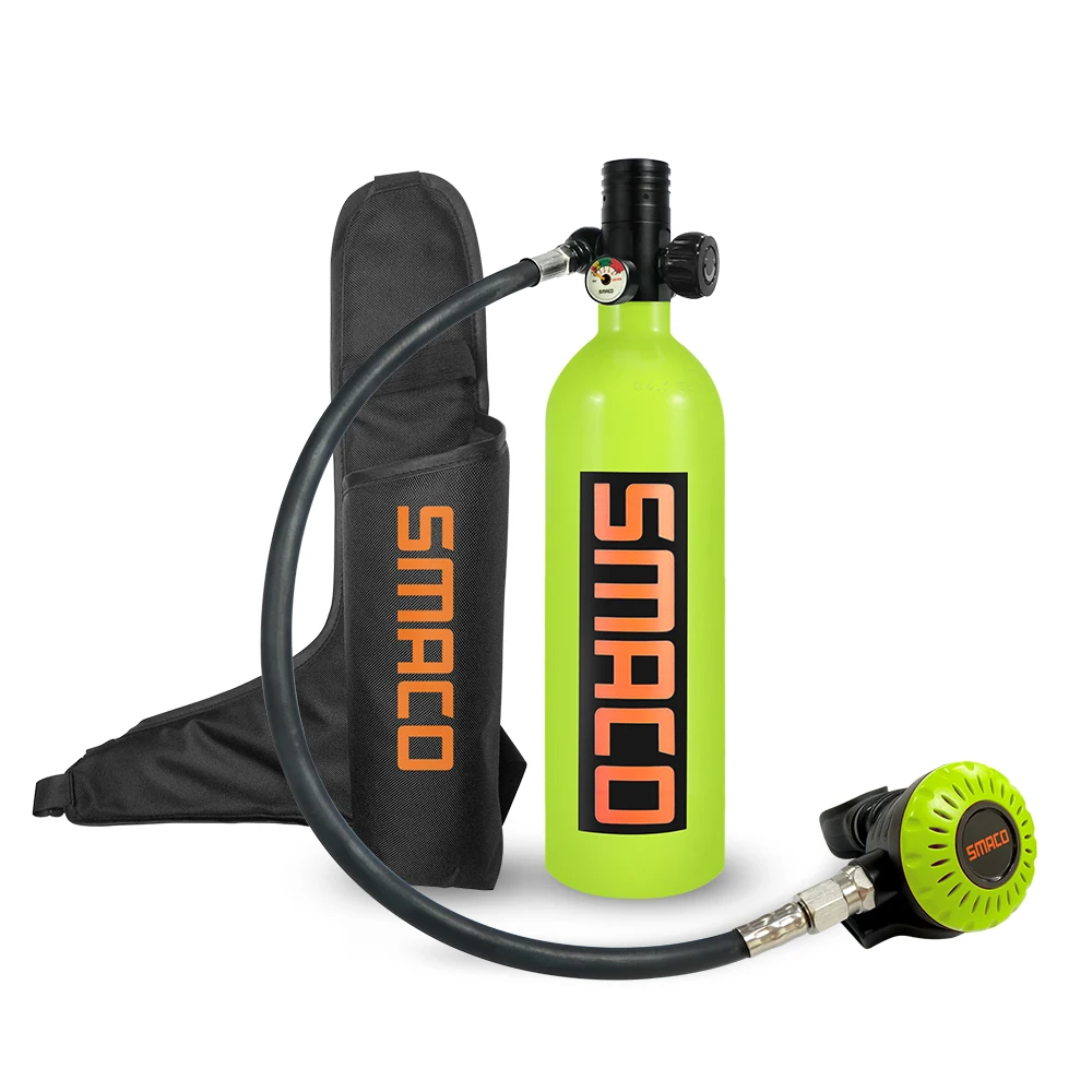 
SMACO S400 plus A set oxygen tank 20 minutes dive mini scuba system diving equipment kit 