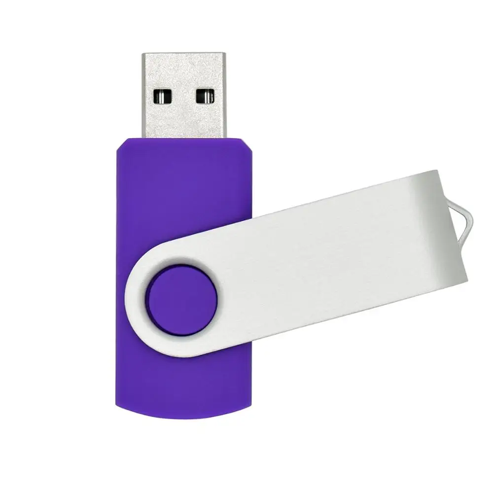 2021 High Quality Promo Customized Logo Twister 2.0 3.0 16Gb 32Gb 64Gb Usb Stick Pendrive Swivel Usb Flash Drive