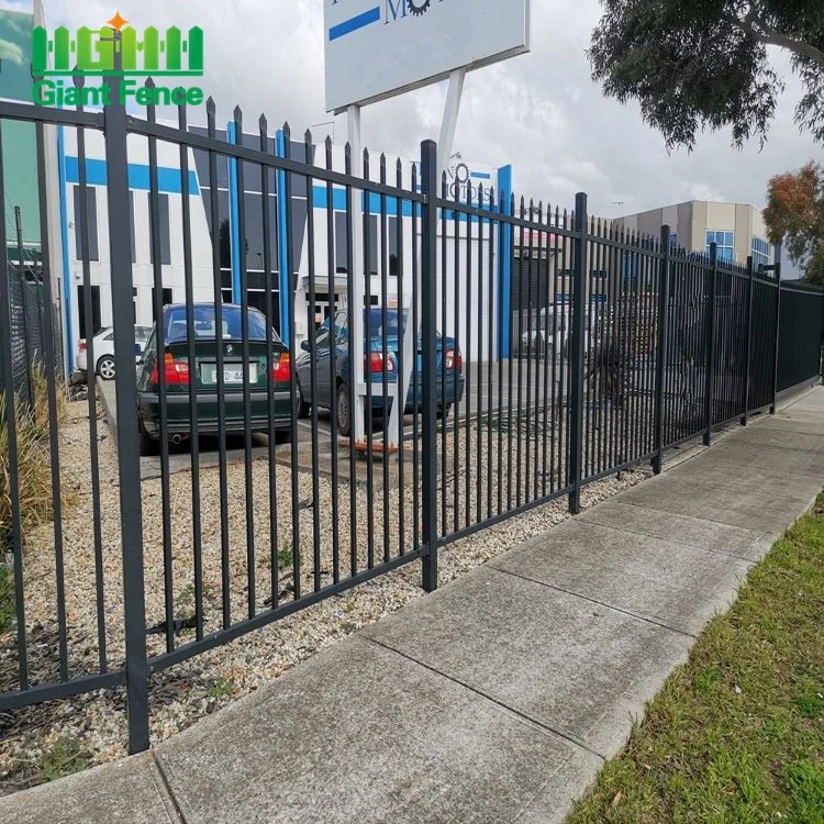 2022 New Design Ornamental Wrought Iron Fence Panel Cheap Aluminum Metal Picket Galvanized Wood Frame 3D Weave Farming Trellis