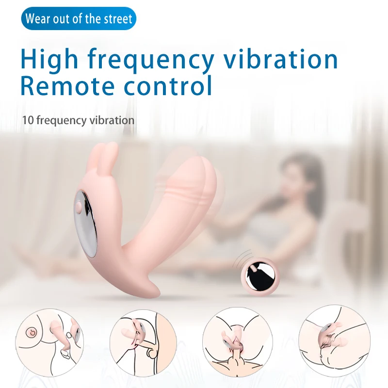 Hot sell Dildo Wearable with Remote Control Wearable Panties Vibrator Dildo Hands-free Wearable Vibrator
