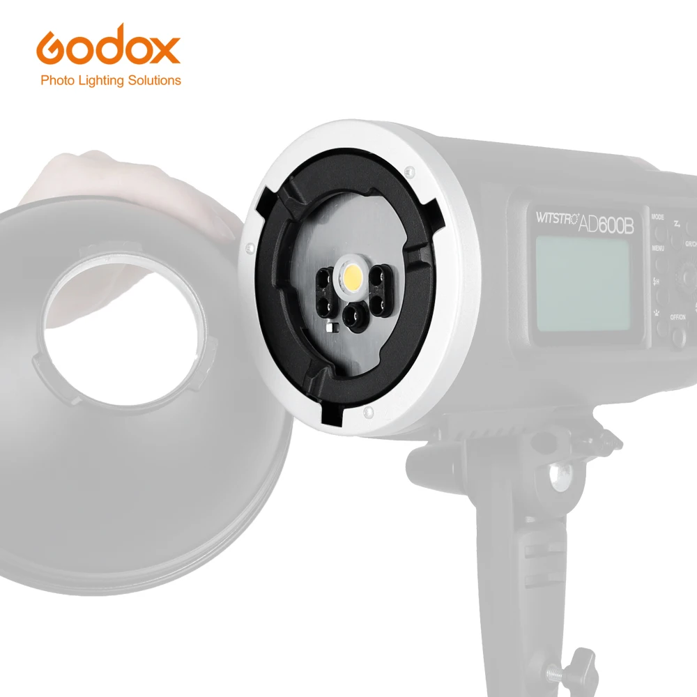 Godox Bowens Mount AD-CS Adapter Fixed Ring for Godox AD600B AD600BM for Godox AD-H600B AD-H1200B Portable Flash Head