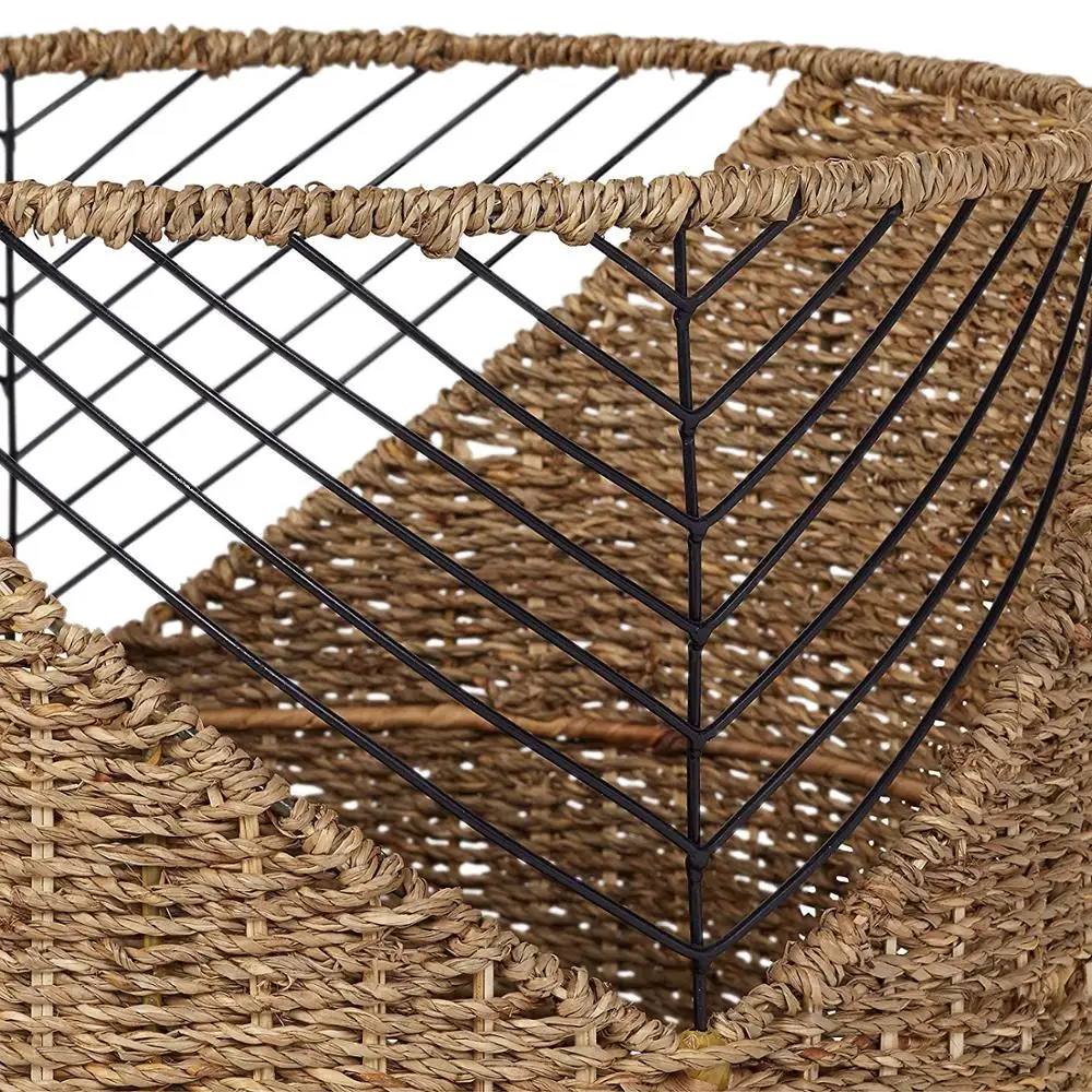Best Choice Seagrass Baskets Laundry Basket Storage Baskets Traditional Handcrafted For Room Decor
